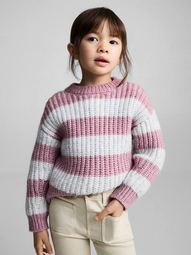 

Детские расклешенные джинсы Mango, Cream