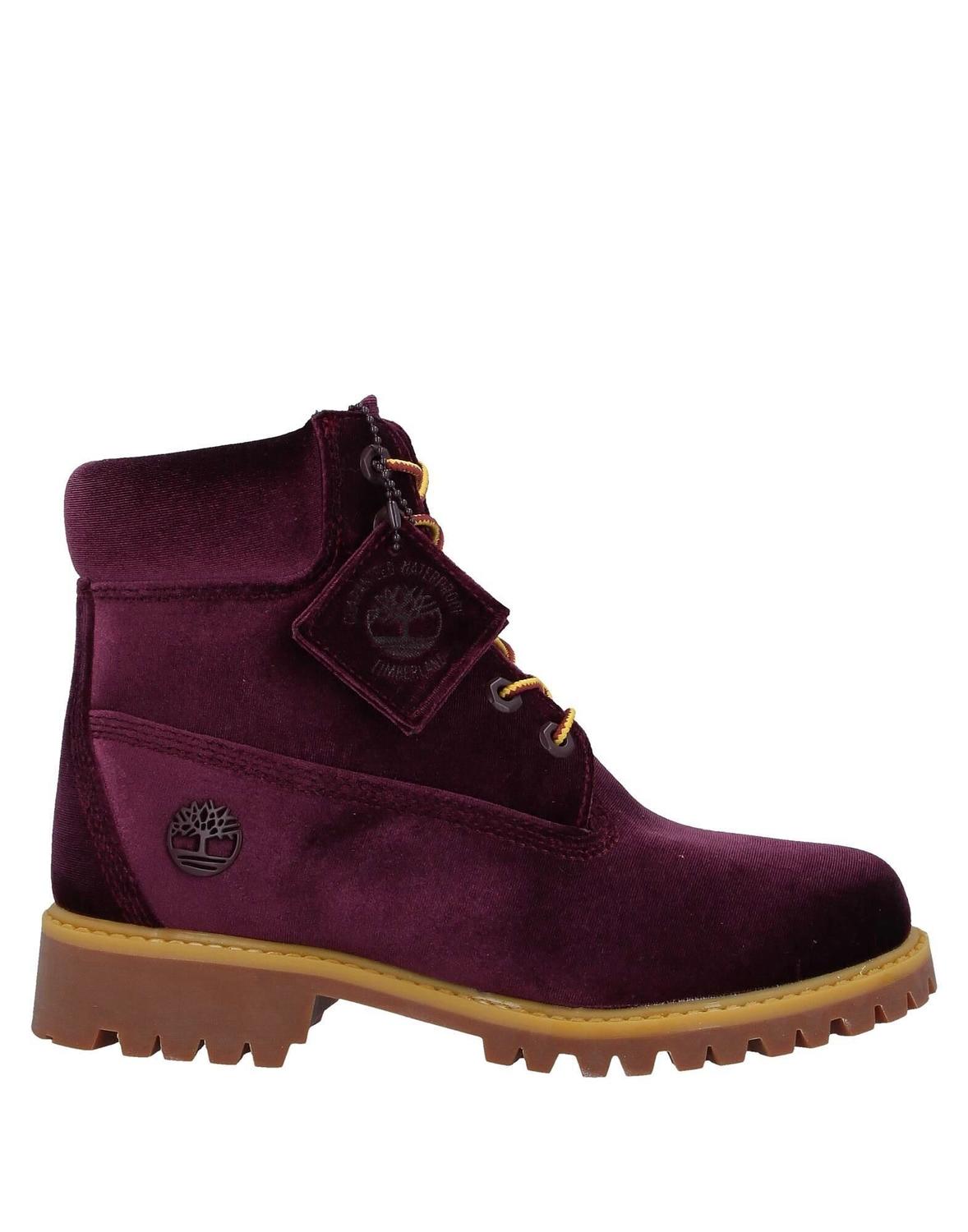 Ботильоны Timberland, гранатовый