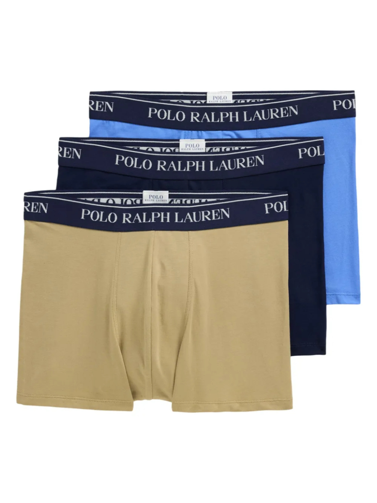 

Комплект боксеров с логотипом и поясом Polo Ralph Lauren, синий