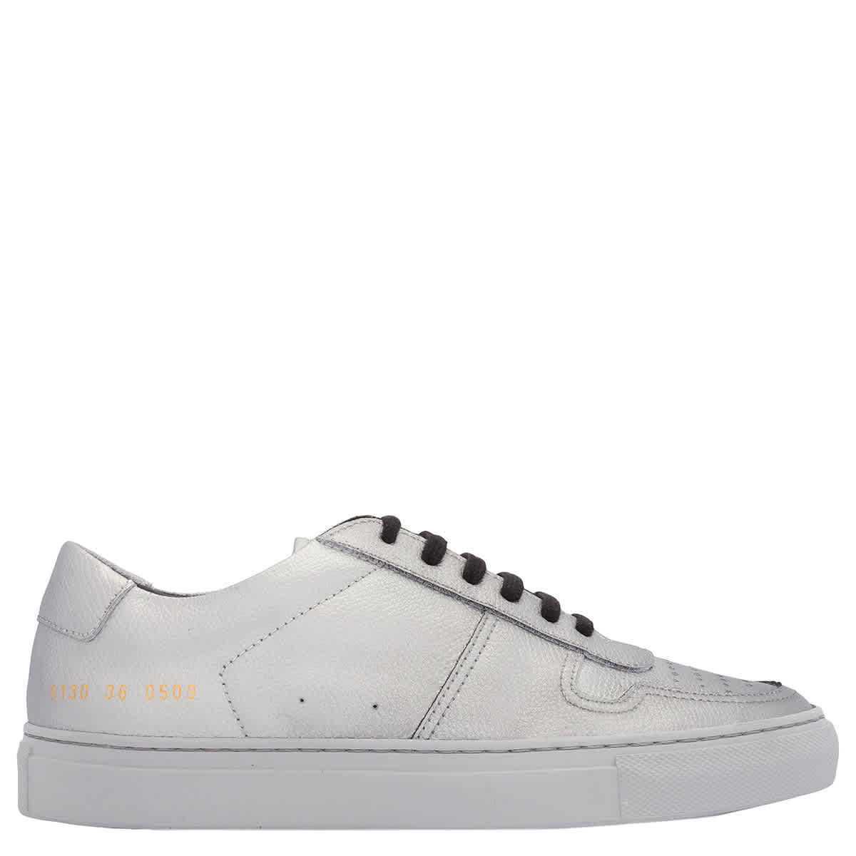 Классические кроссовки Common Projects BBall Low-Top, серебряный