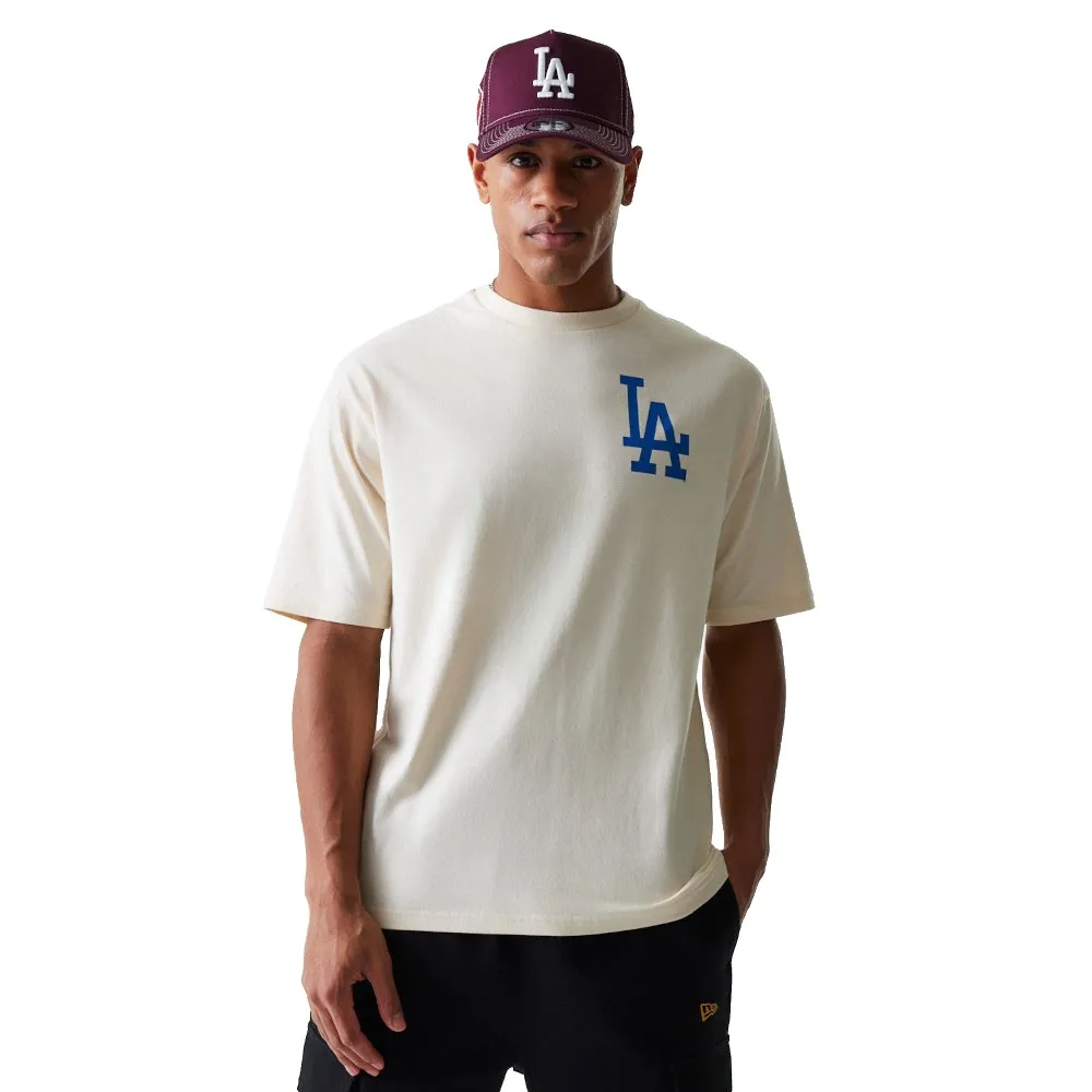 

Футболка с коротким рукавом New Era MLB Baseball Graphic Oversized Los Angeles Dodgers, бежевый