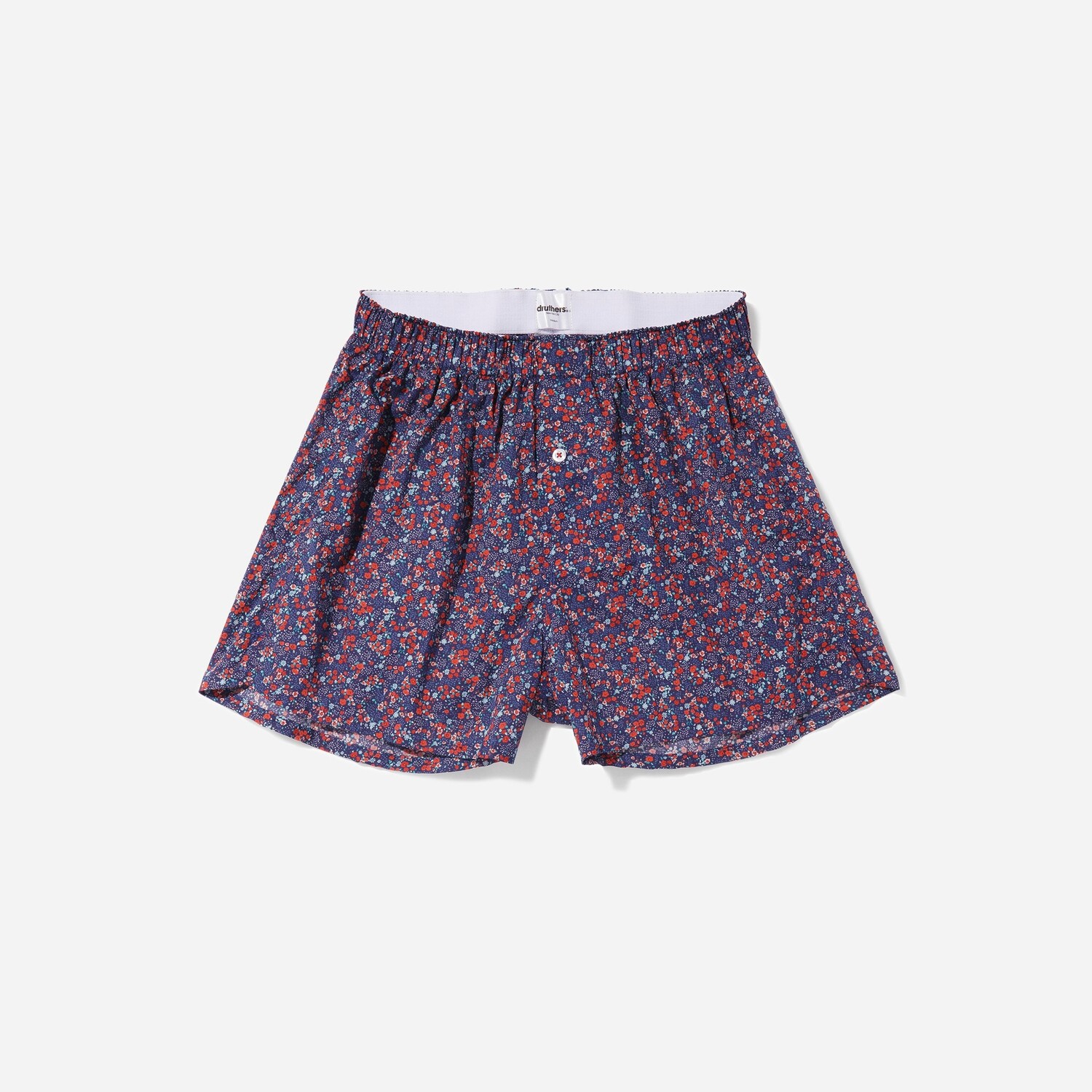 

Боксеры из органического хлопка Druthers J.Crew, синий