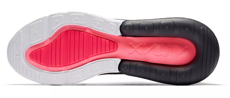 Мужские кроссовки Nike Air Max 270, цвет Black/White/Solar Red — фото 3