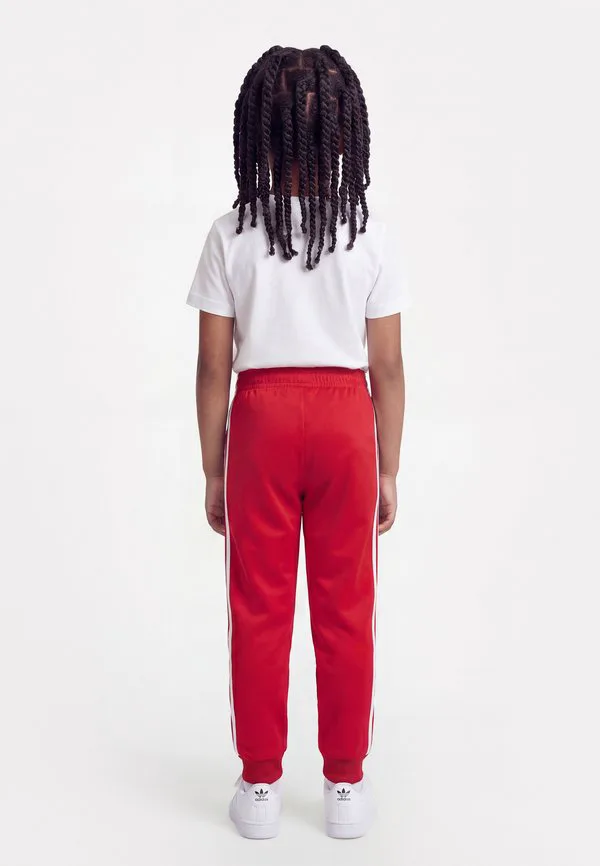 Спортивные штаны sst, брюки от детского спортивного костюма. Adidas Originals, Better Scarlet/White — фото 2