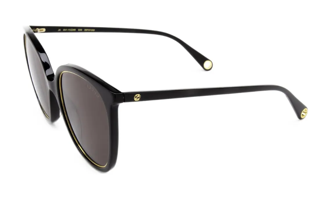 

Очки солнцезащитные Gucci Unisex Round-Frame, черный