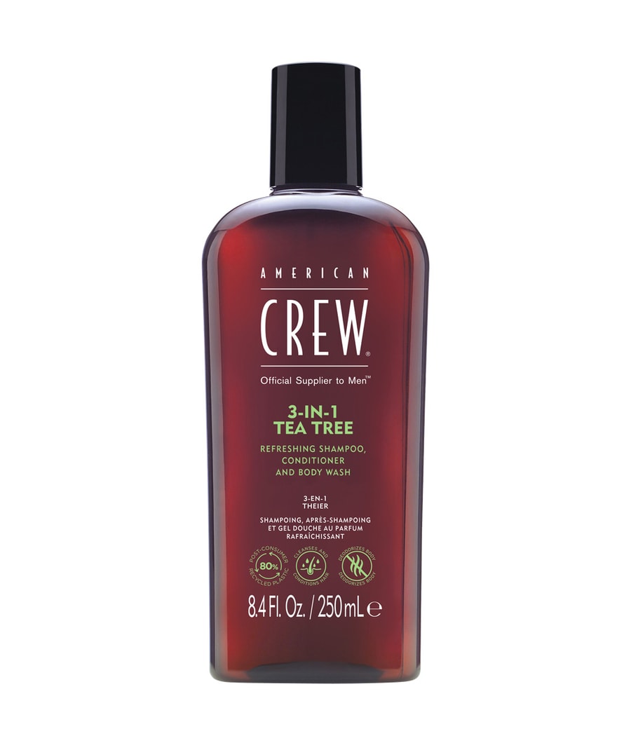 

Шампунь для волос American Crew Hair Care & Body 3in1 Tea Tree, 250 ml