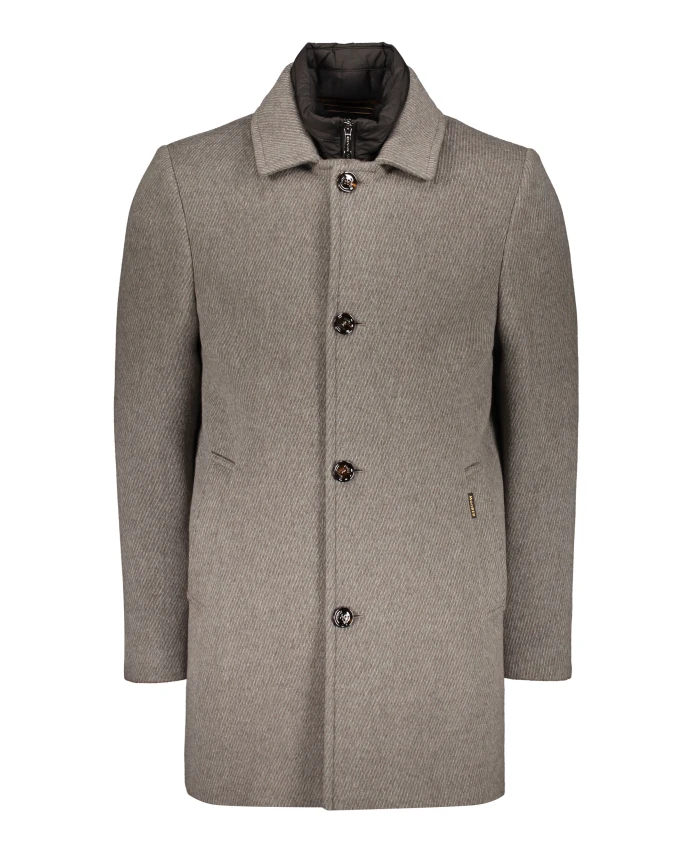 

Кашемировое пальто с утепленной передней частью Moorer, коричневый