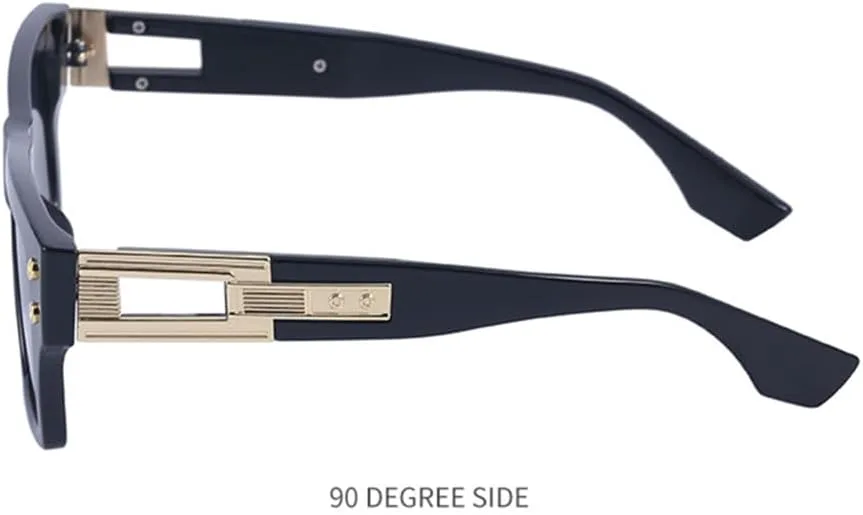 

Мужские солнцезащитные очки большого размера для вождения, женские винтажные мужские солнцезащитные очки с защитой от УФ-излучения UV400 HPIRME, Blueyellow