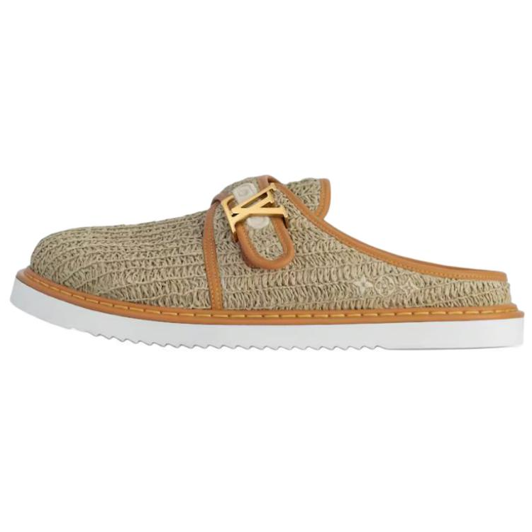 

Сандалии с закрытым носком, мужские, цвет «умбра» LOUIS VUITTON, Original Shoe Box Included