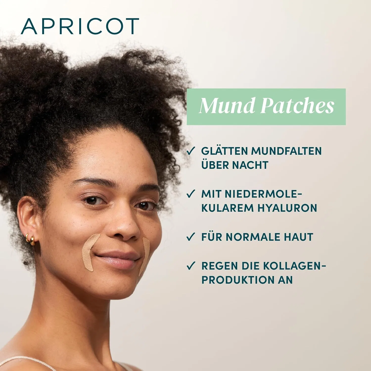 Набор из 60 антивозрастных патчей APRICOT от морщин вокруг рта Apricot Beauty & Healthcare — фото 2