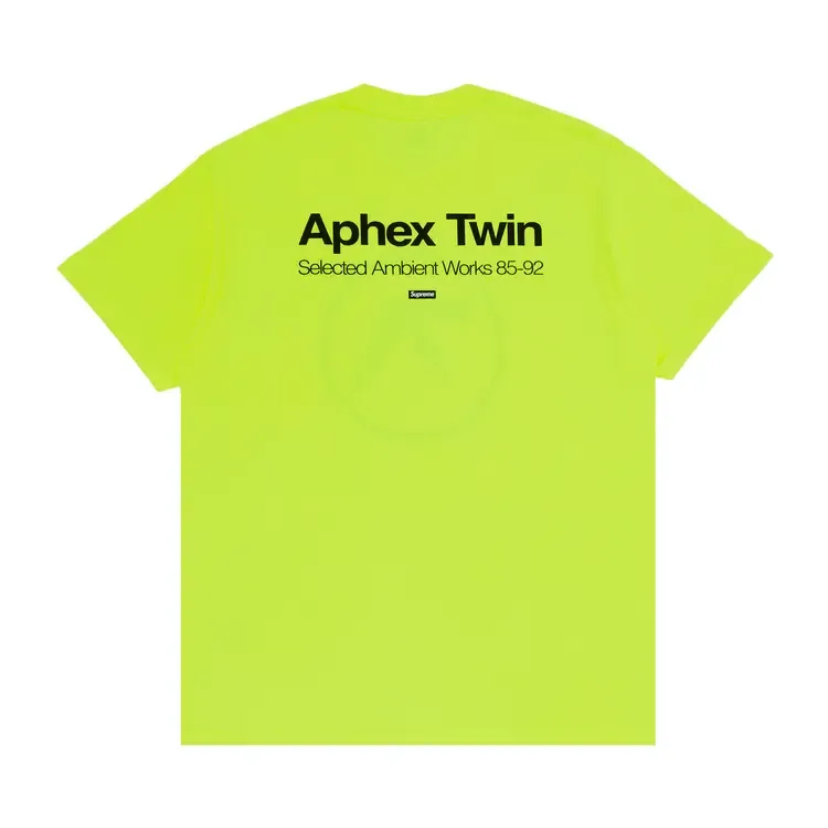 Футболка Supreme x Aphex Twin Ambient Works 'Fluorescent Yellow' — фото 2
