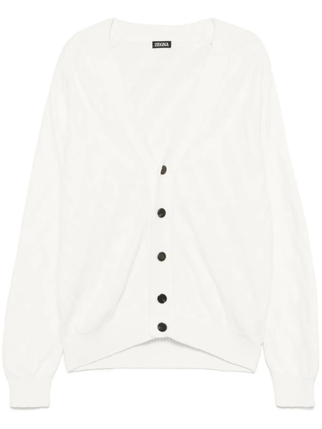 

Zegna кардиган крупной вязки, белый