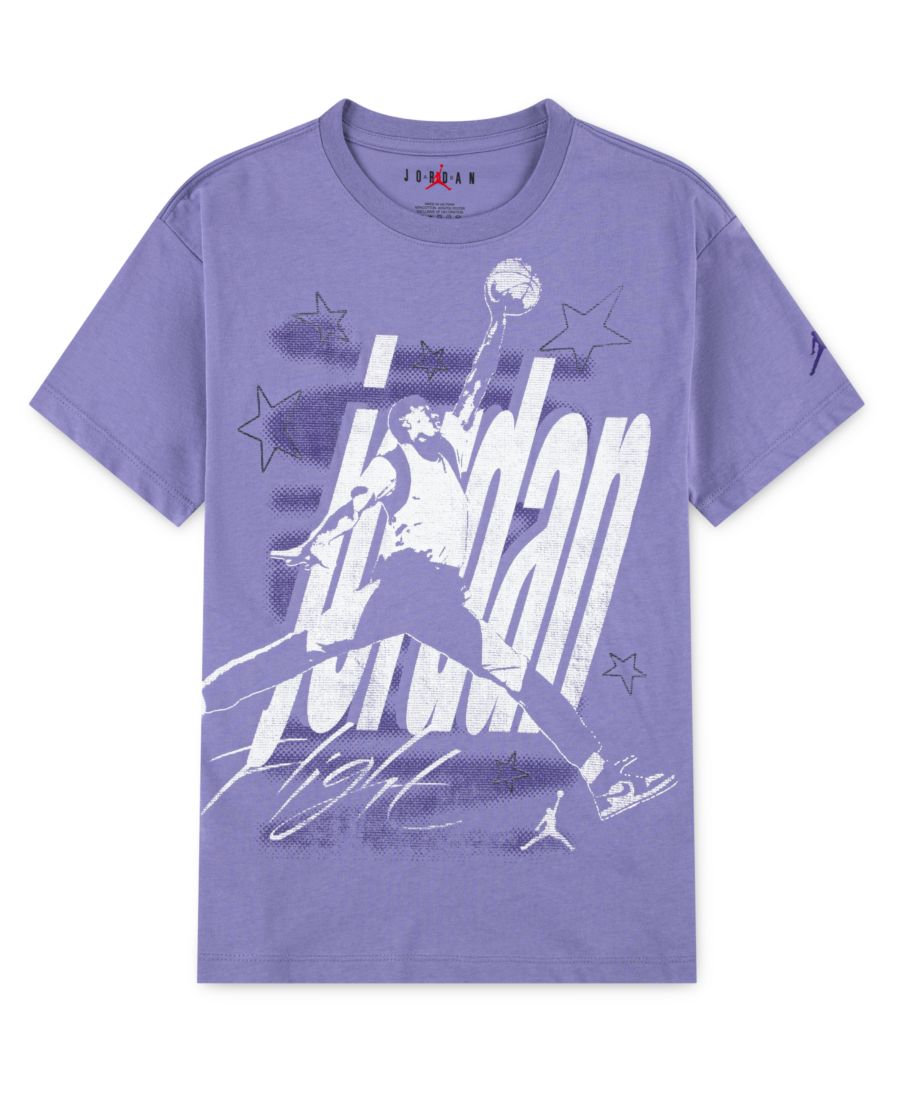 

Футболка с коротким рукавом Звезда для девочек 7-16 лет Jordan, Purple