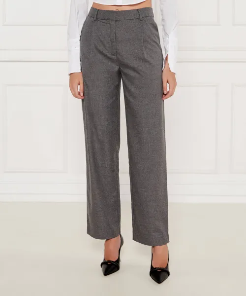 

Брюки Саагнета Loose fit Samsøe Samsøe, серый