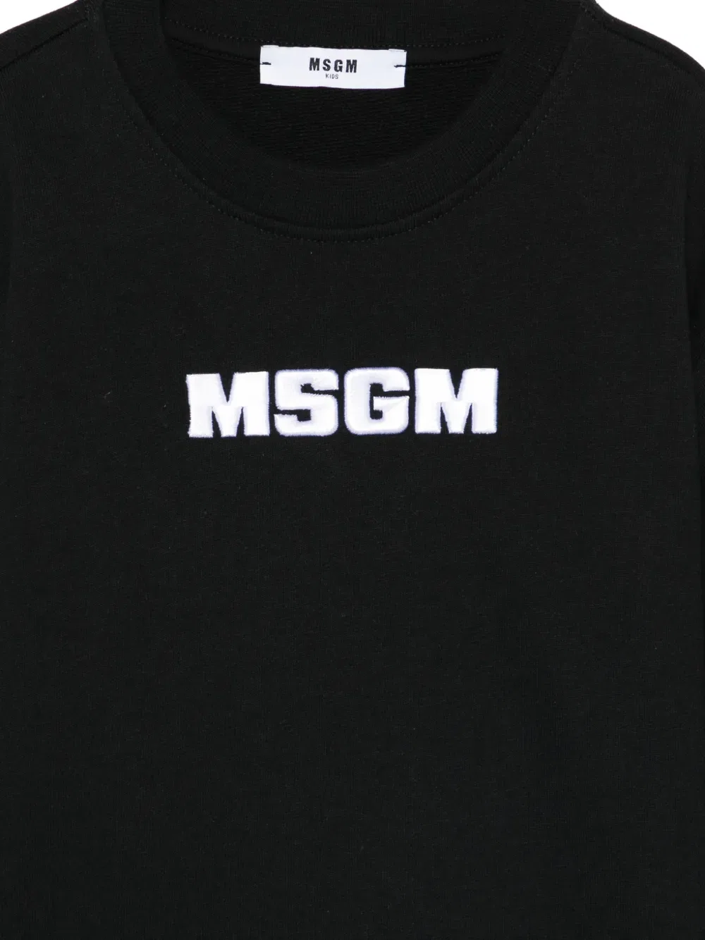 Толстовка с круглым вырезом Msgm Kids, черный — фото 3