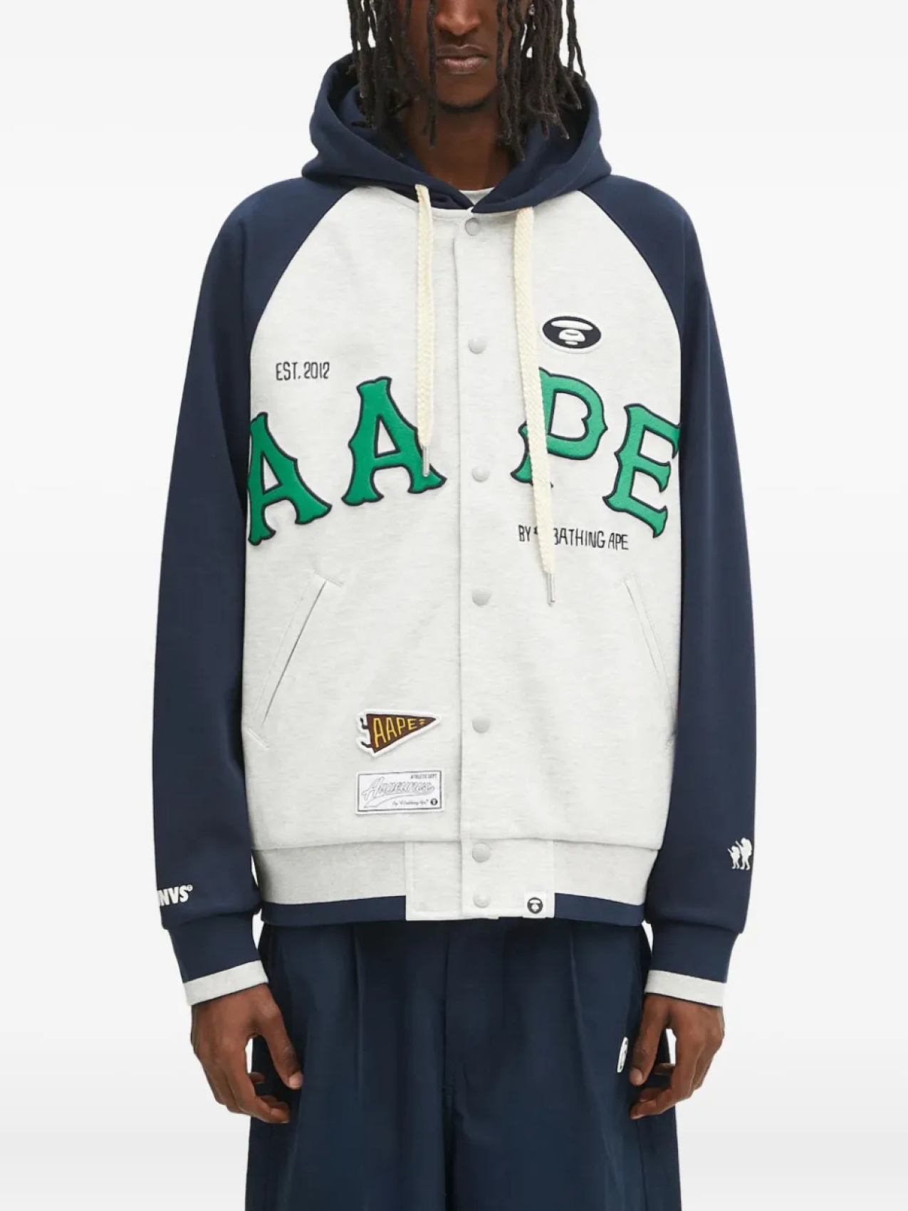 

Куртка на молнии AAPE BY *A BATHING APE, серый