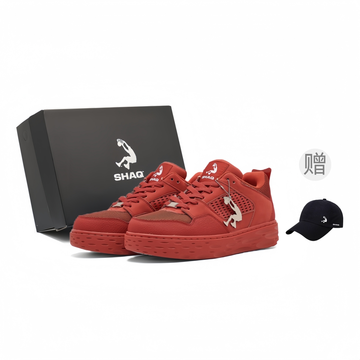

SHAQ Износостойкие дышащие низкие скейтерские кроссовки с эффектом увеличения роста унисекс Enchanted Red - Magic Red[Подарочный дорожный набор 1], цвет Magic Red[Travel Gift Pack 1]