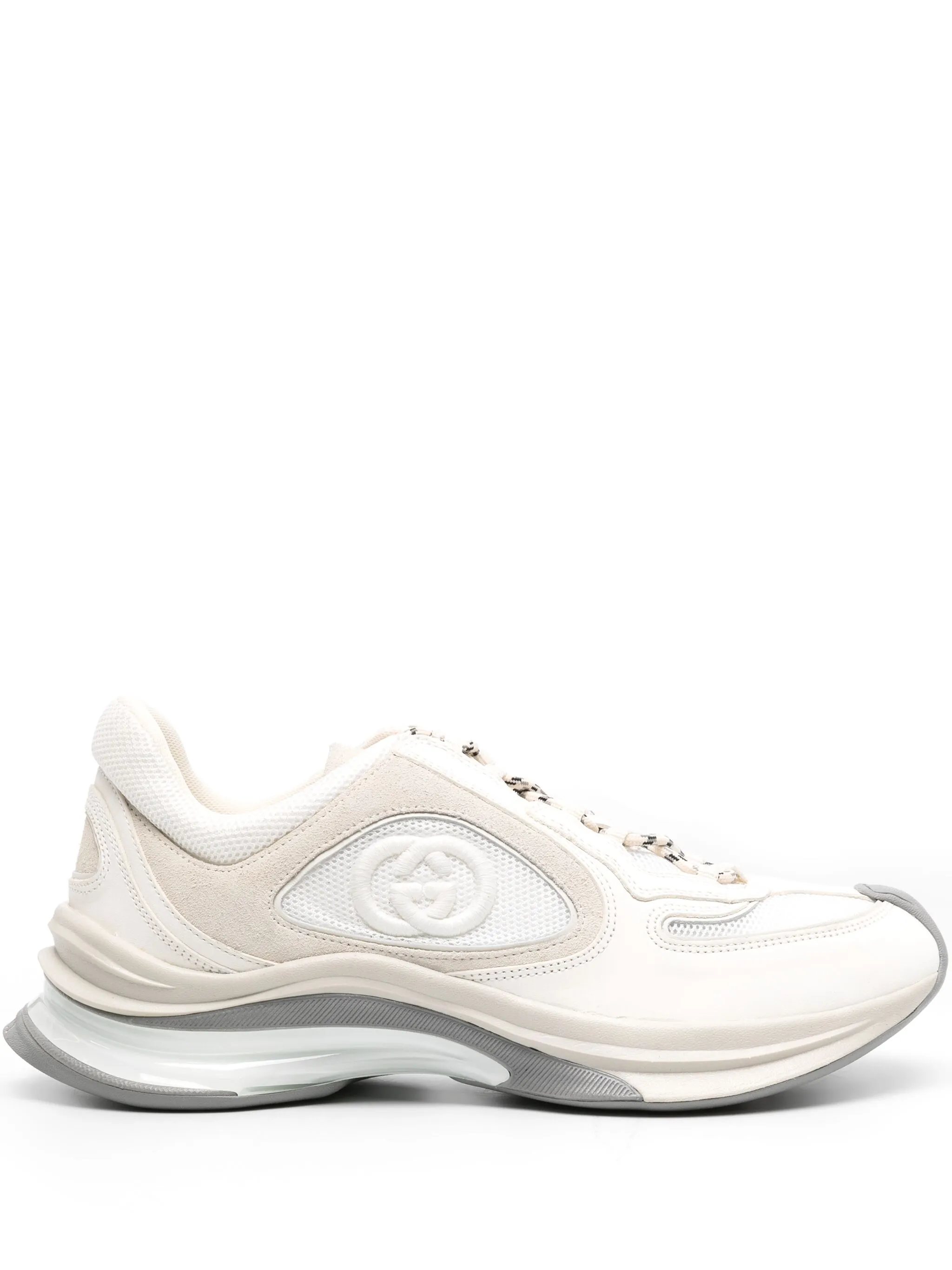 

Кроссовки Run со вставками Gucci, белый