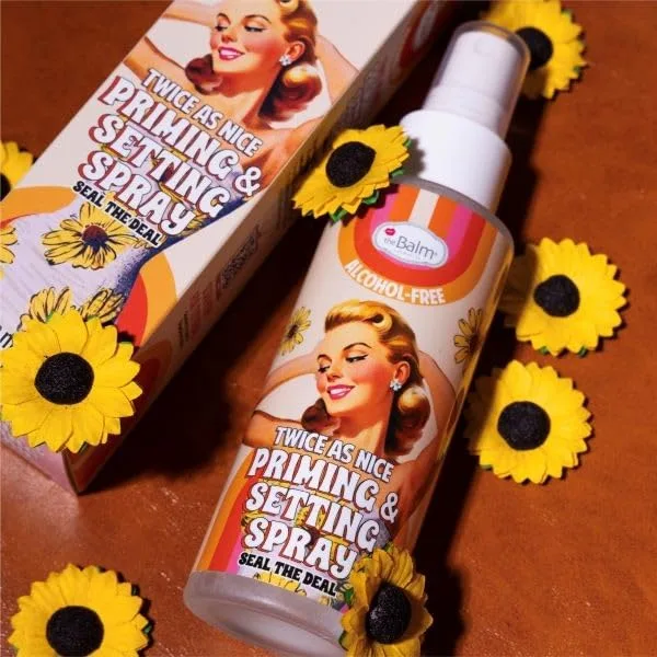 Праймер и фиксирующий спрей Twice as Nice Thebalm — фото 4