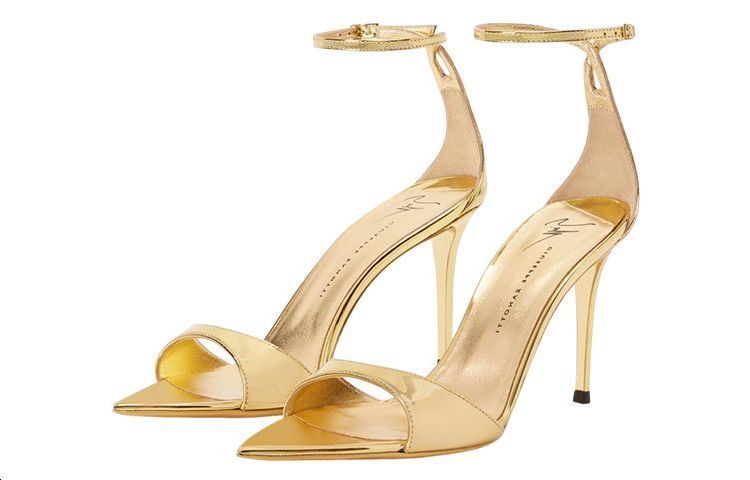 90 мм Блестящие босоножки на каблуке Женские Giuseppe Zanotti — фото 4