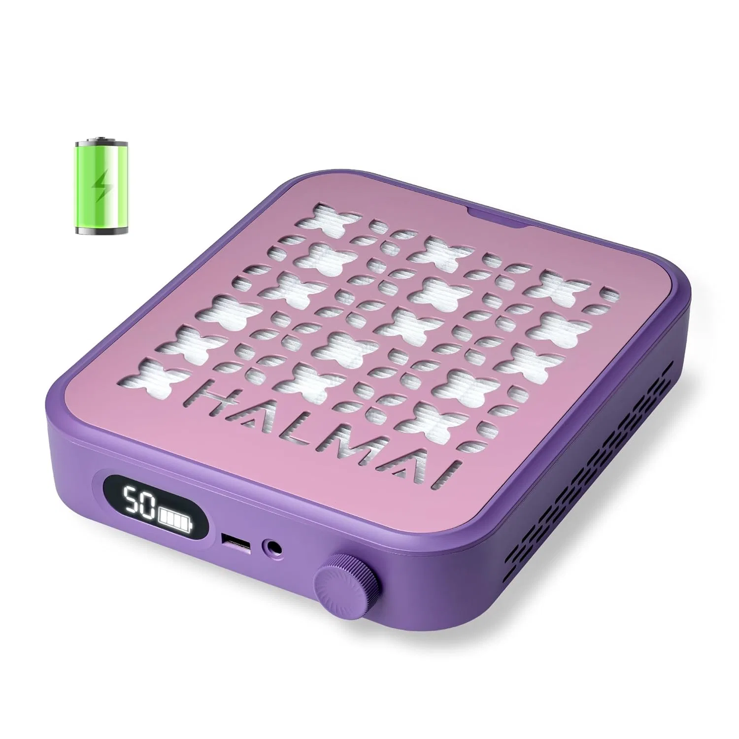 Беспроводной пылесборник для ногтей от HALMAI Halmai, Mauve Purple