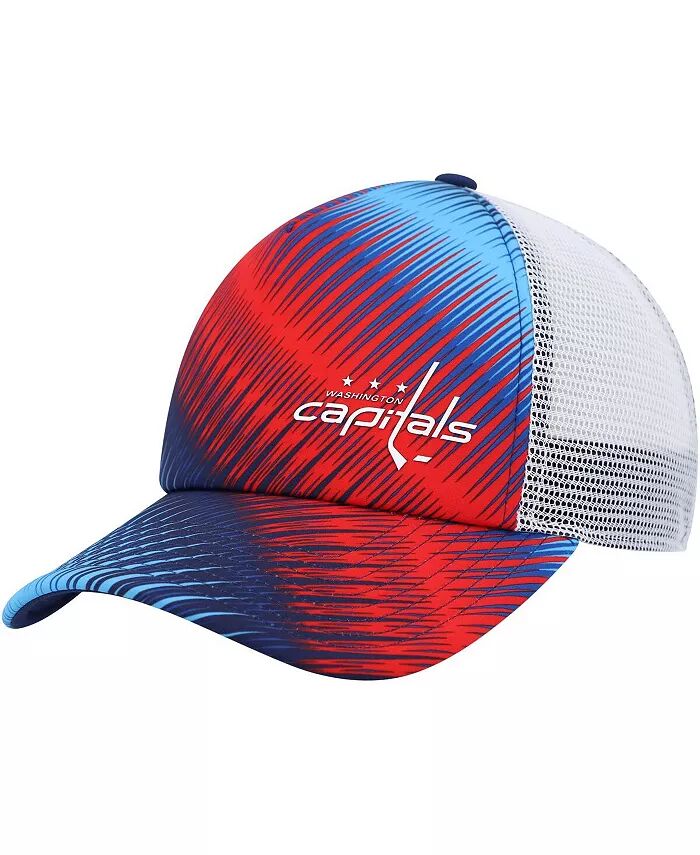 

Женская сине-белая кепка из пенопласта Washington Capitals Snapback Snapback Adidas, синий