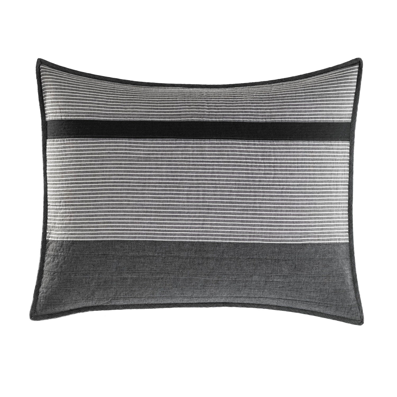

Nautica Vessey Standard Sham, цвет Dark Grey