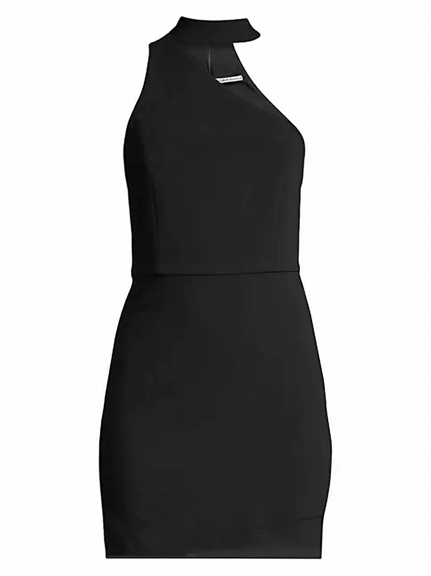 

Платье Skyla с воротником-стойкой черного цвета alice + olivia