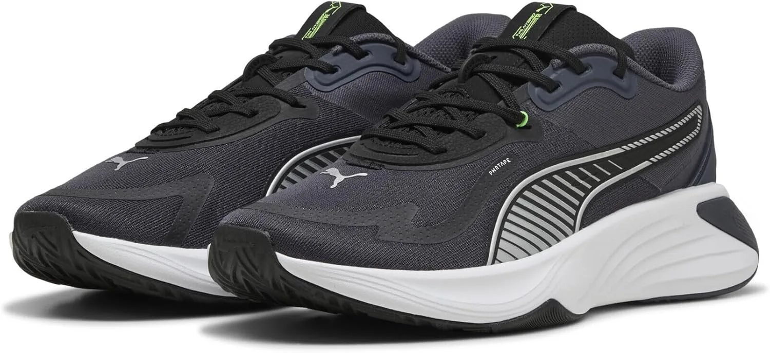 Кроссовки PUMA Adult PWR Hybrid Training Shoes, черный/зеленый/серый