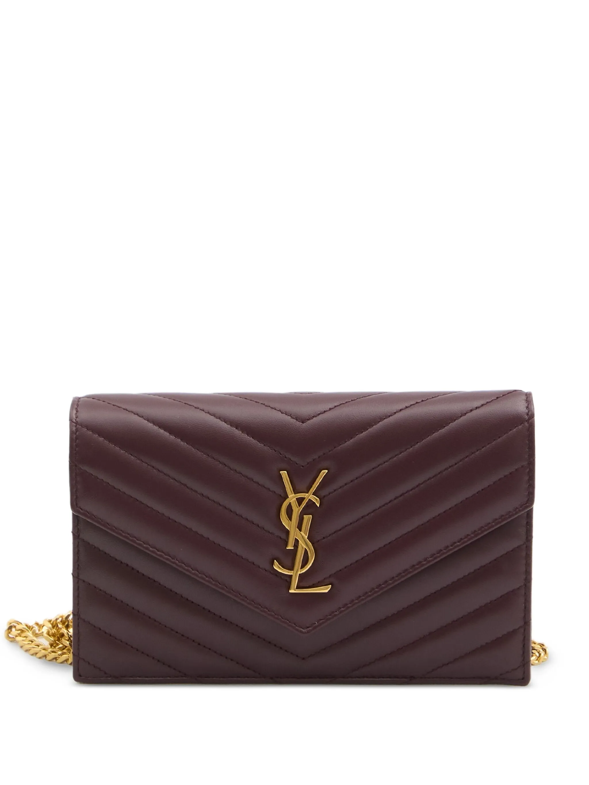 

Мини-клатч Envelope Cassandre Saint Laurent, бордовый