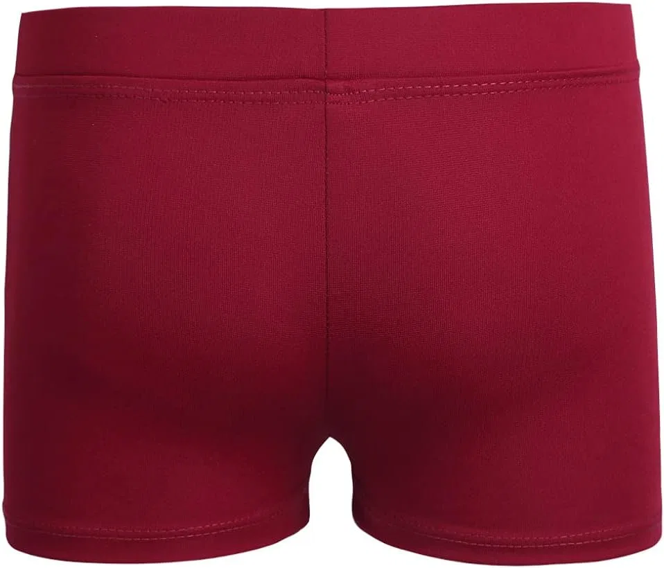 Детские шорты активные с камуфляжным принтом easyforever, Burgundy Solid — фото 3
