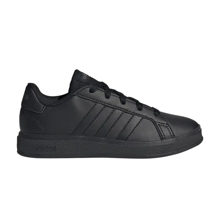 

Кроссовки adidas Grand Court Lace-Up K Black Grey, черный
