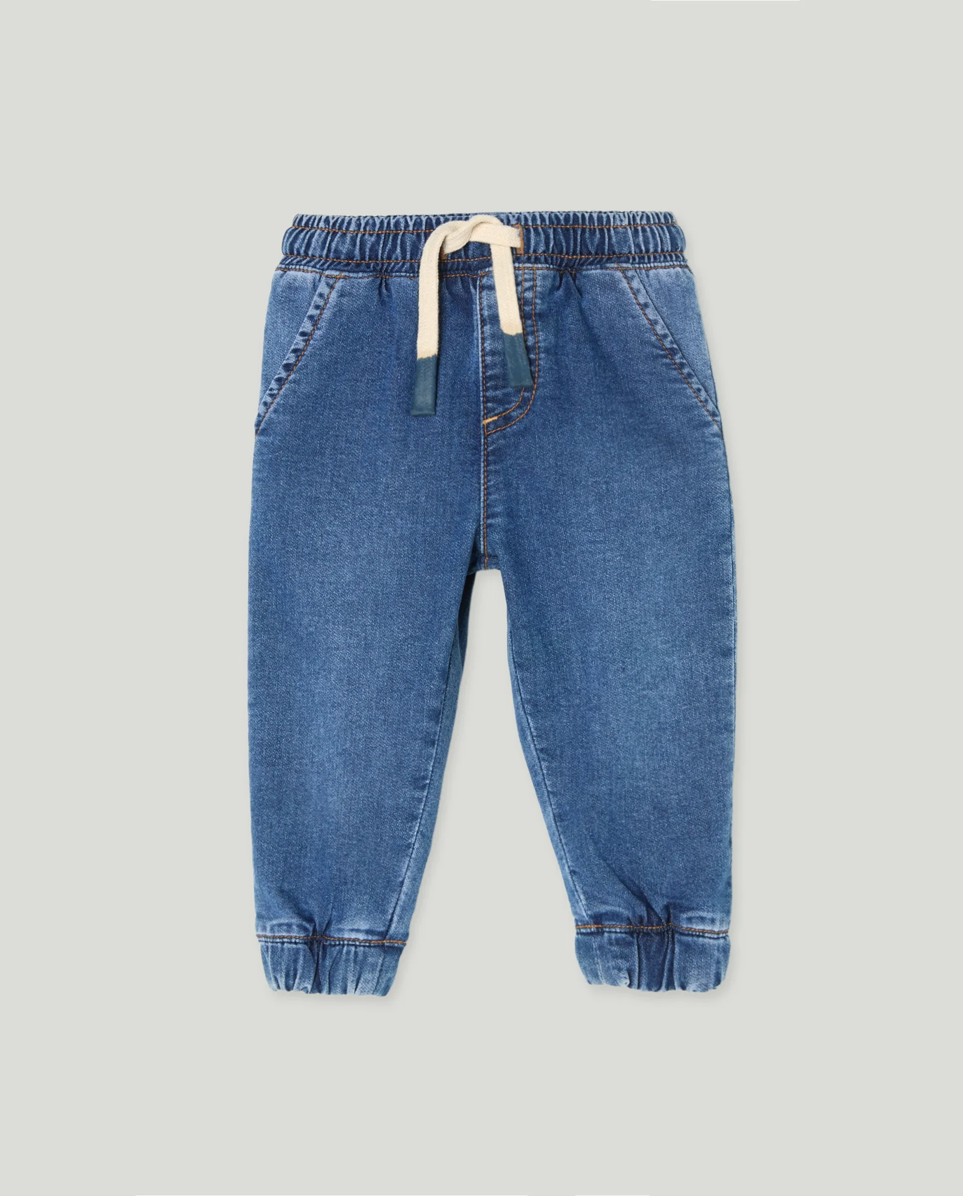 

Детские джинсовые велюровые джоггеры Baby El Corte Inglés, нежно-синий