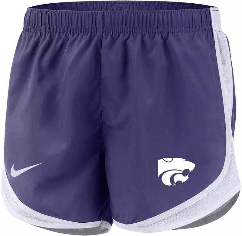 

Женские фиолетовые шорты Nike Kansas State Wildcats Dri-FIT Tempo