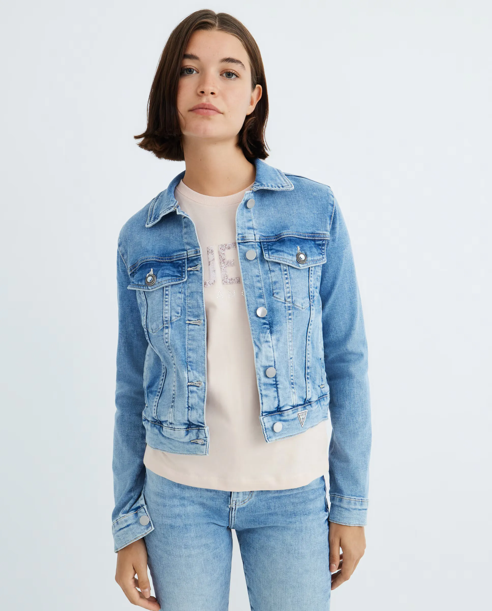 

Женская ковбойская куртка Guess, синий