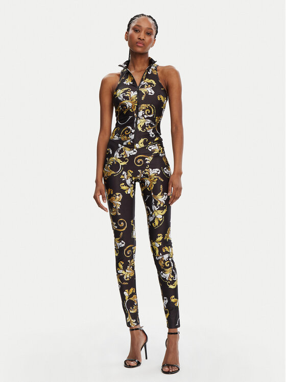 

Комбинезон облегающий 78HAN003 Versace Jeans Couture, черный