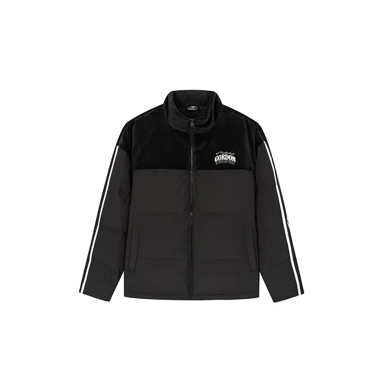 

361° Пуховик мужской Super Black с воротником стойкой утепленный