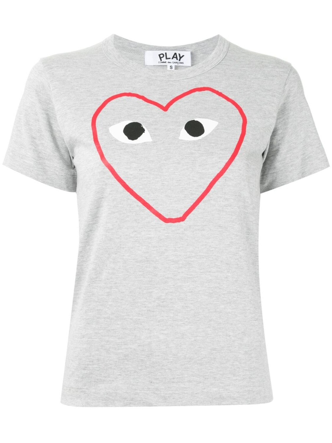 

Футболка с круглым вырезом и логотипом Comme Des Garçons Play, серый