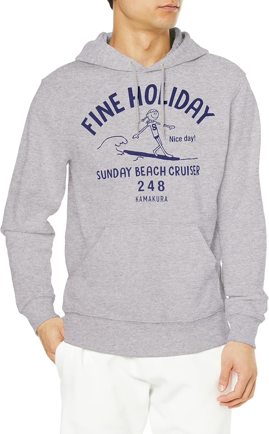 

Толстовка с капюшоном Sunday Beach Cruiser SD302188, серый