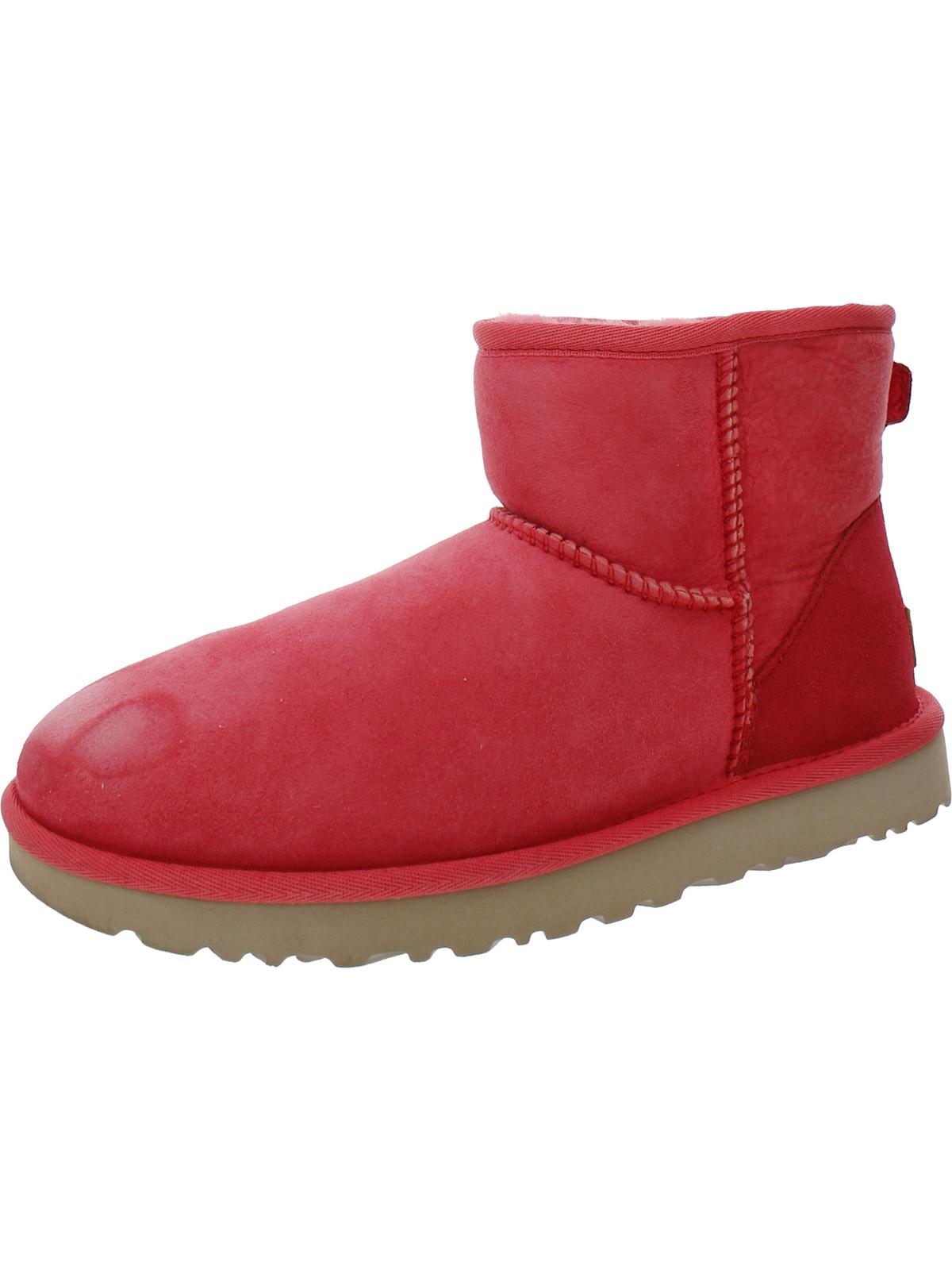 

Женские замшевые овчины Classic Mini II для холодной погоды UGG, цвет Hibiscus Pink