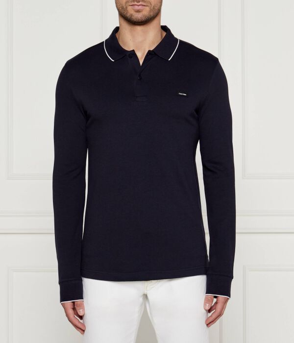 

Рубашка поло Slim fit Calvin Klein, синий
