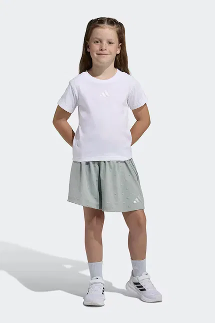 Комплект детский из хлопка Adidas, белый
