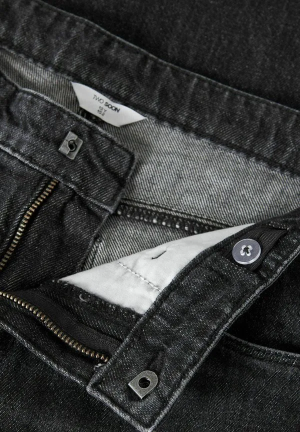 Джинсы свободного кроя xwide Two Soon, Dark Grey Denim — фото 3