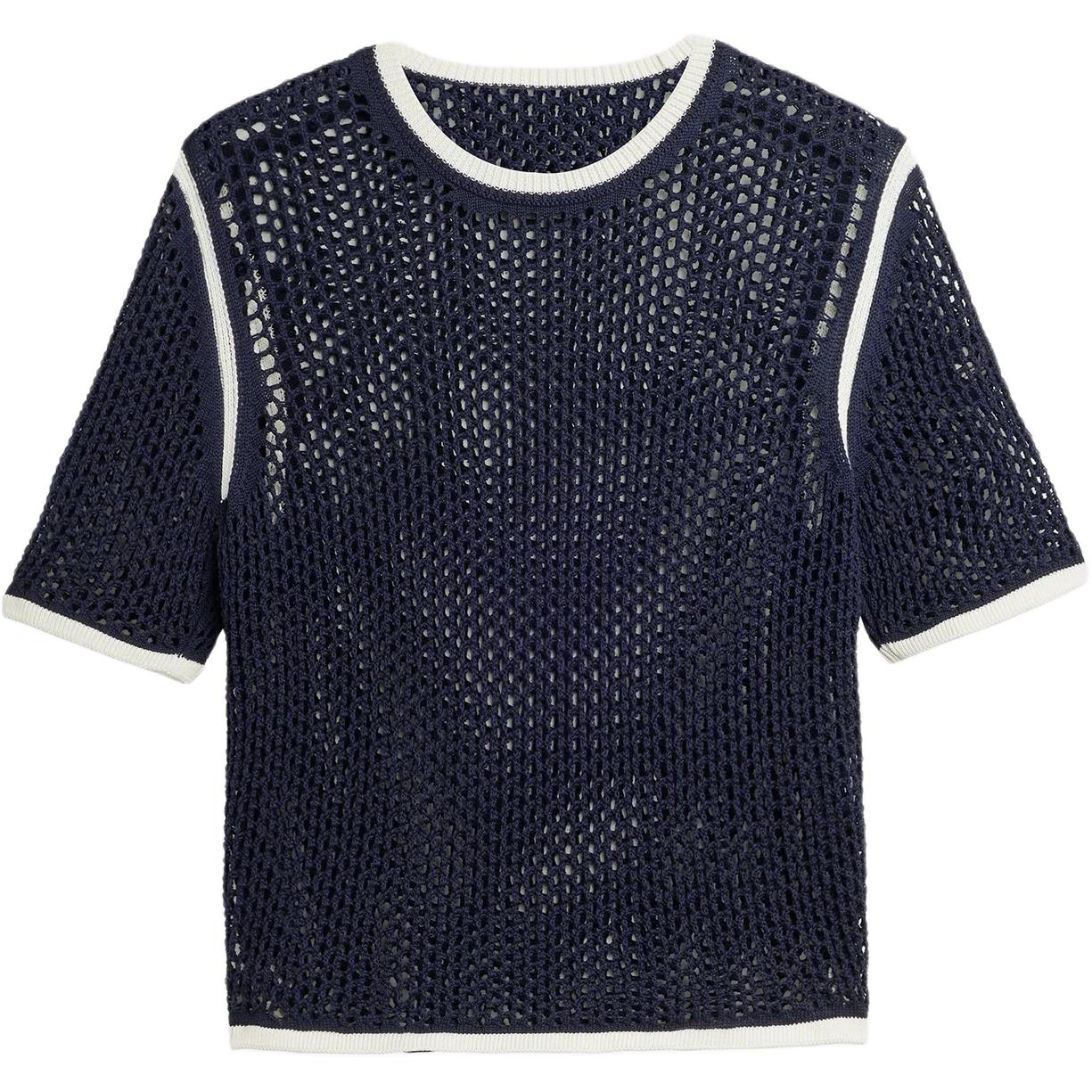 

Футболка Adidas X Wales Bonner Crochet Adidas Originals, синий