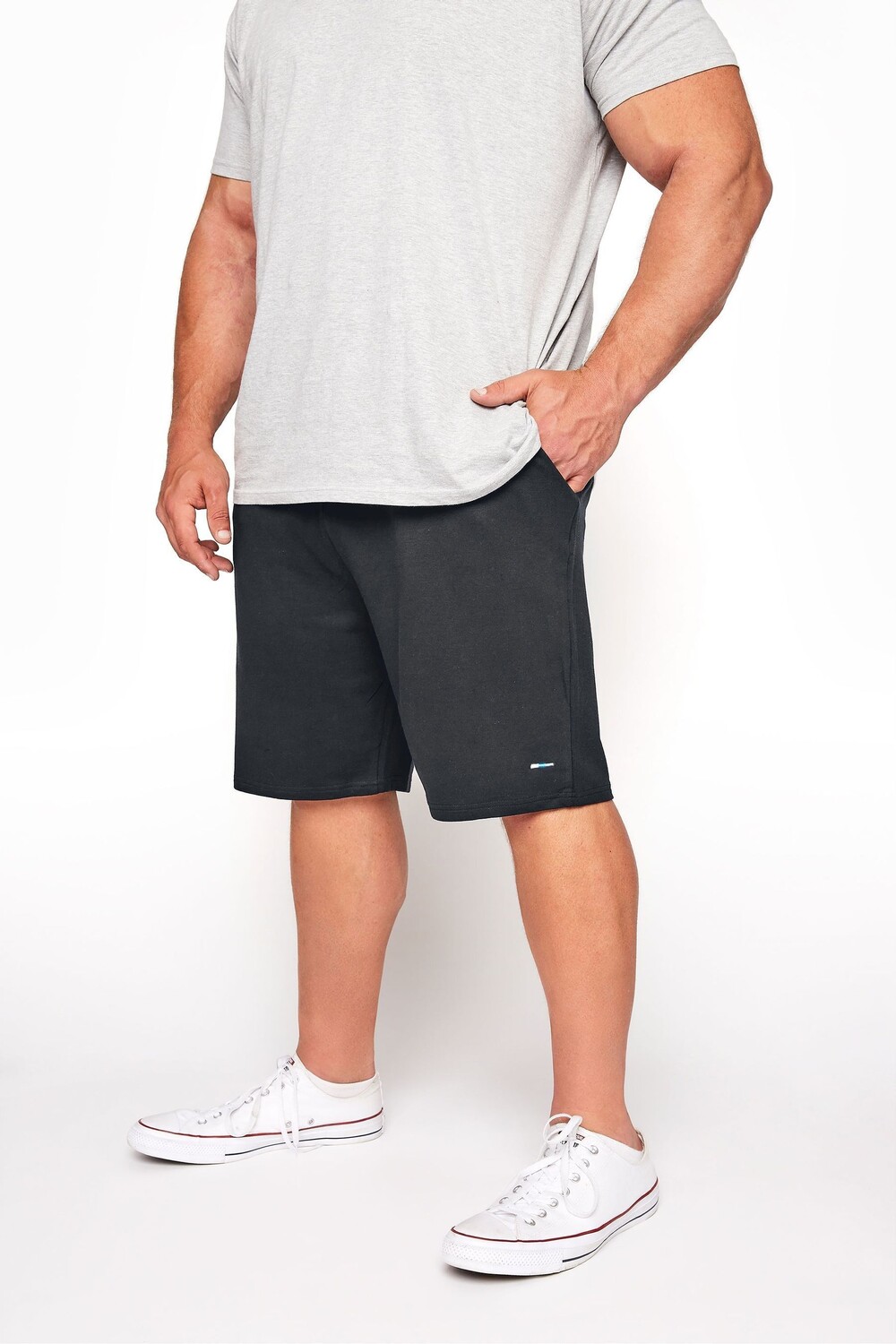

Спортивные шорты Essential Badrhino Big & Tall, черный, Серый, Спортивные шорты Essential Badrhino Big & Tall, черный