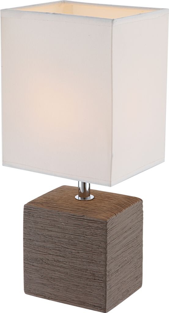 

Настольная лампа Globo Geri керамическая коричневая, 1xE14; 21677 Globo Lighting, коричневый