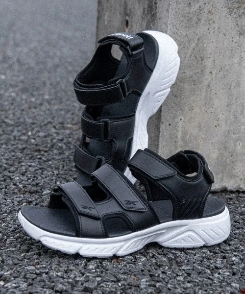 Унисекс сандалии Reebok Hyperium чёрно-белые