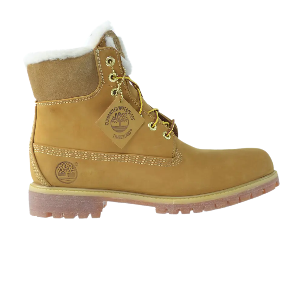 

6-дюймовые ботинки на меховой подкладке Timberland, коричневый