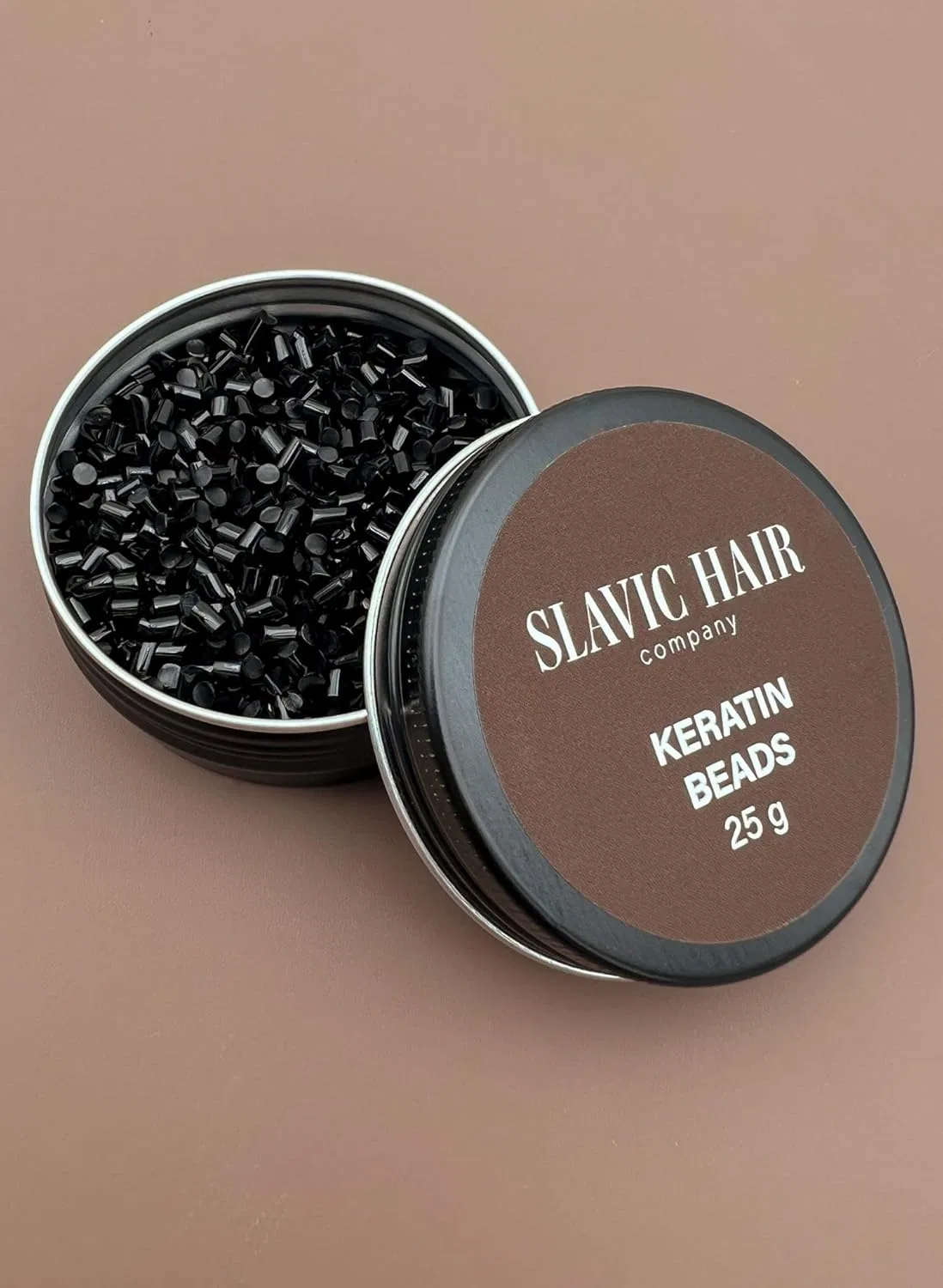Кератиновый клей для наращивания волос Slavic Hair, черный, 25 г Slavic Hair, Black