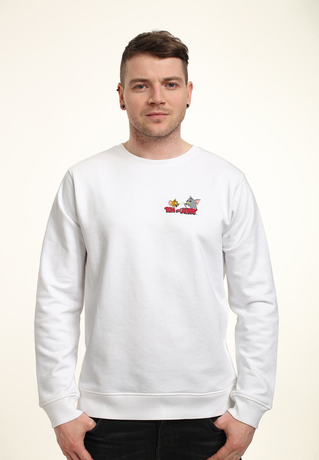 

Толстовка TOM AND JERRY CLASSIC FACES Henry Tiger, белый